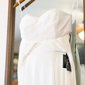 Lulus Magical Evening White Convertible Maxi Dress